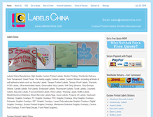 Tablet Screenshot of labelschina.com